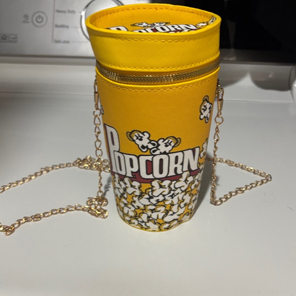 New Super Cute Popcorn Bucket Crossbody Bag